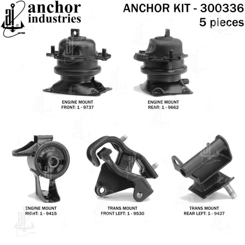 ANCHOR MOUNTS 300336 ENGINE MNT KIT