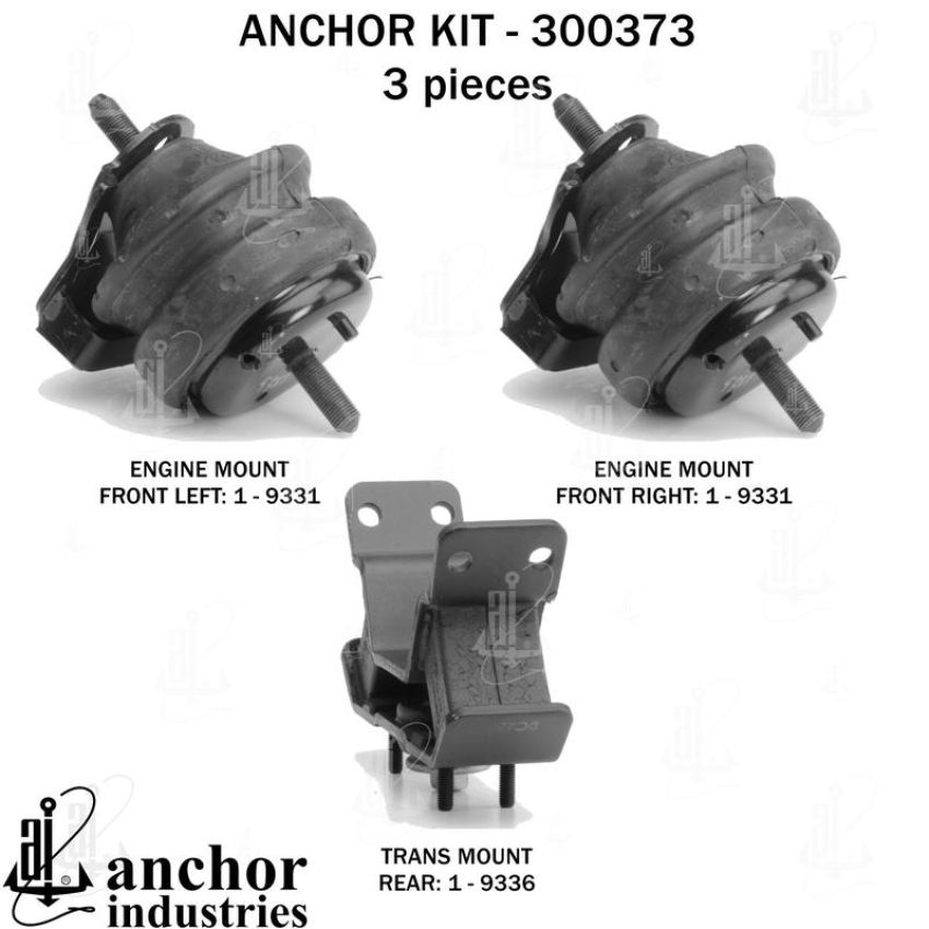 ANCHOR MOUNTS 300373 ENGINE MNT KIT