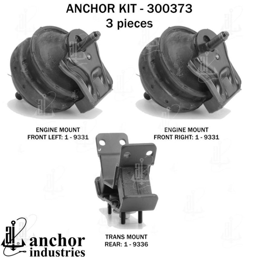 ANCHOR MOUNTS 300373 ENGINE MNT KIT