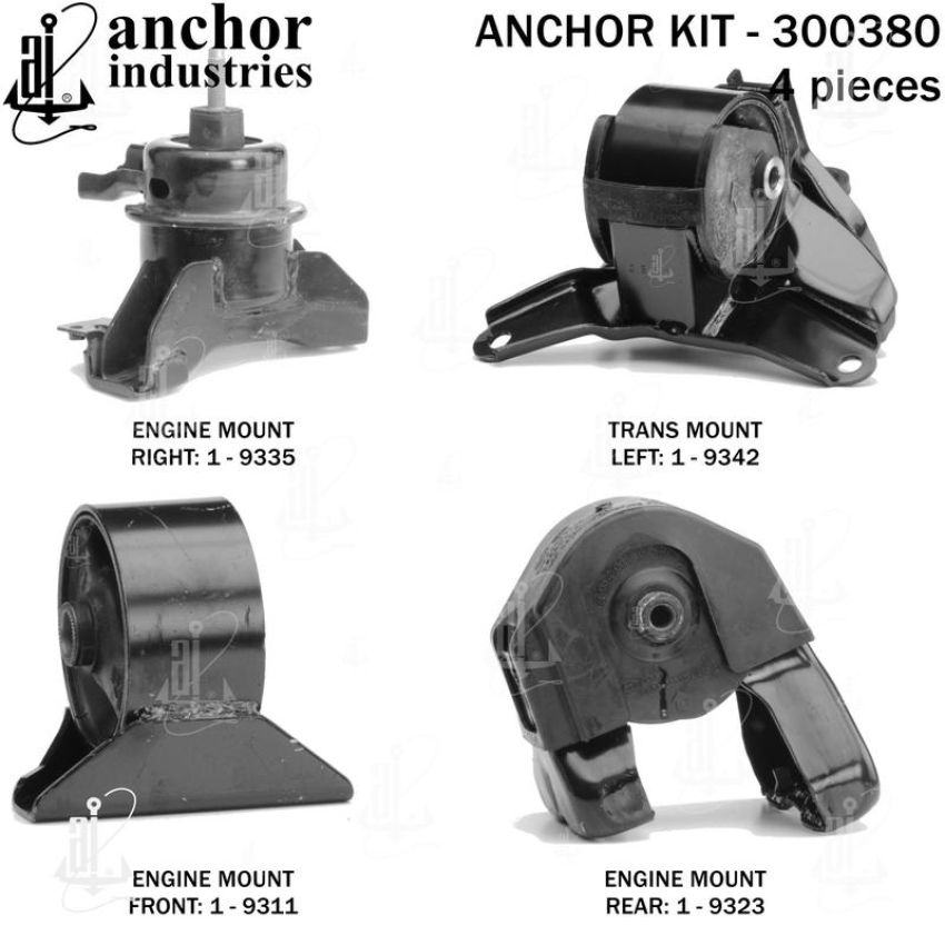 ANCHOR MOUNTS 300380 ENGINE MNT KIT