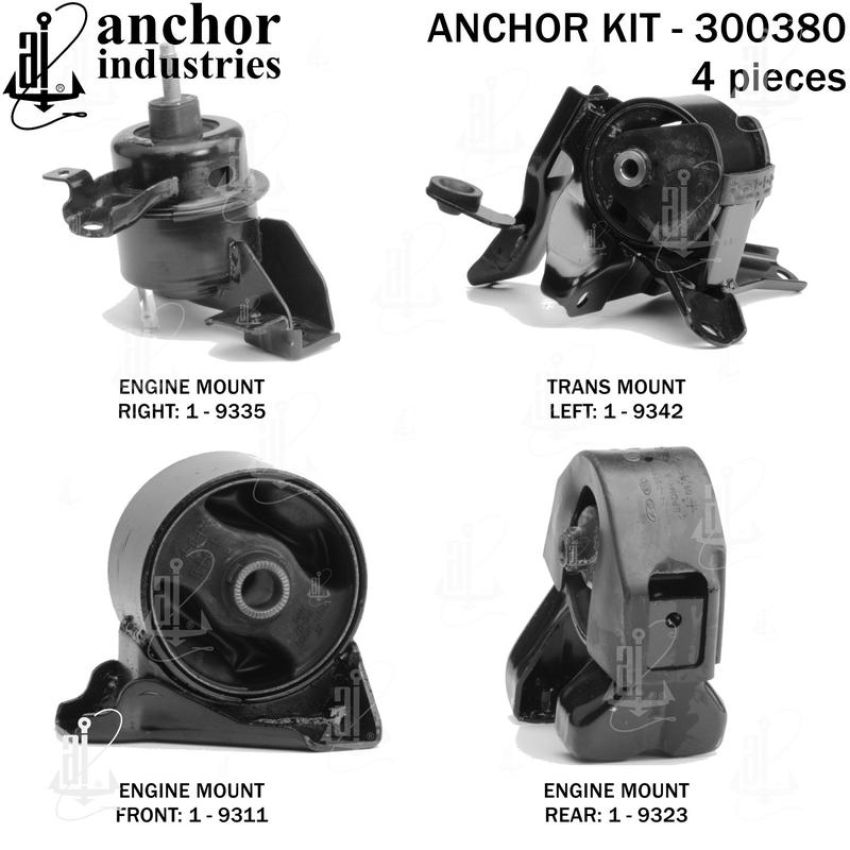 ANCHOR MOUNTS 300380 ENGINE MNT KIT