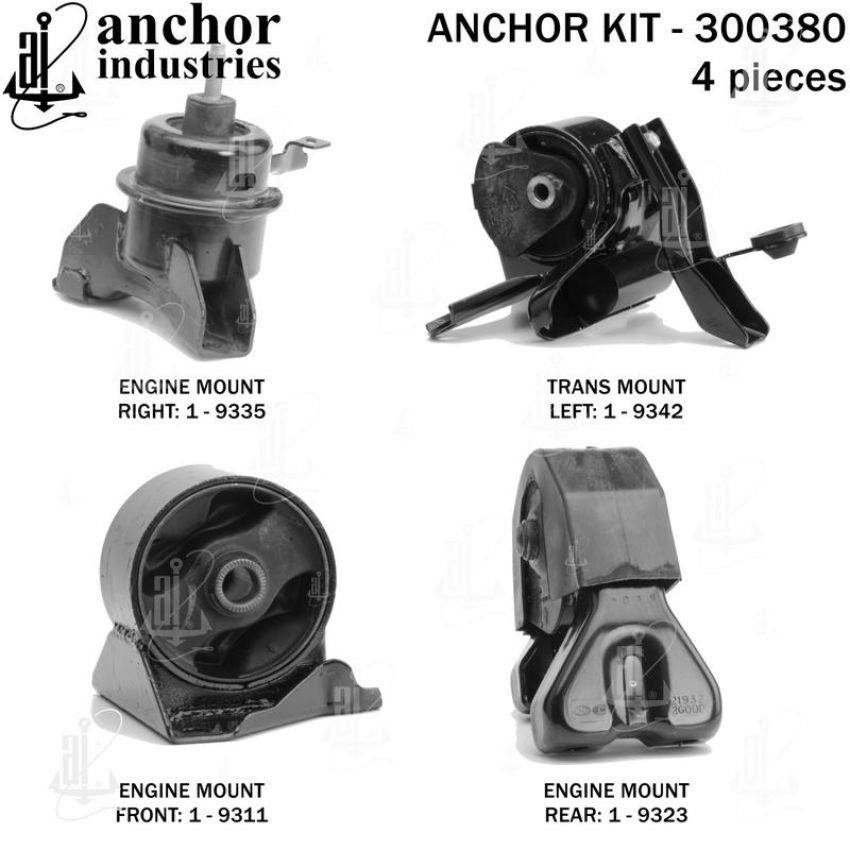 ANCHOR MOUNTS 300380 ENGINE MNT KIT