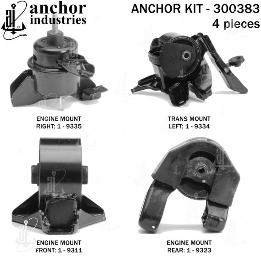 ANCHOR MOUNTS 300383 ENGINE MNT KIT