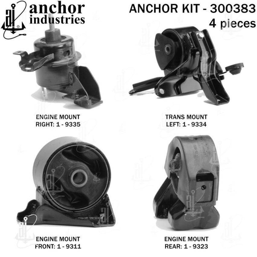 ANCHOR MOUNTS 300383 ENGINE MNT KIT