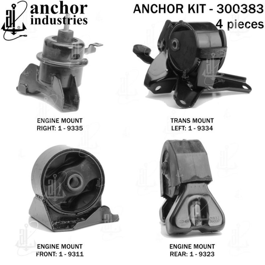 ANCHOR MOUNTS 300383 ENGINE MNT KIT