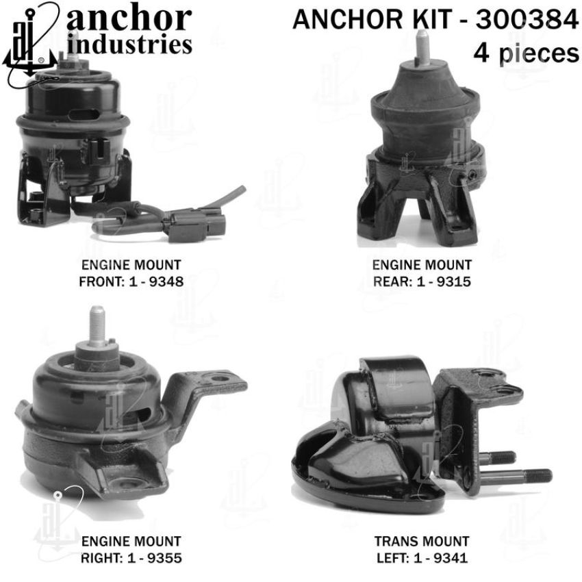 ANCHOR MOUNTS 300384 ENGINE MNT KIT