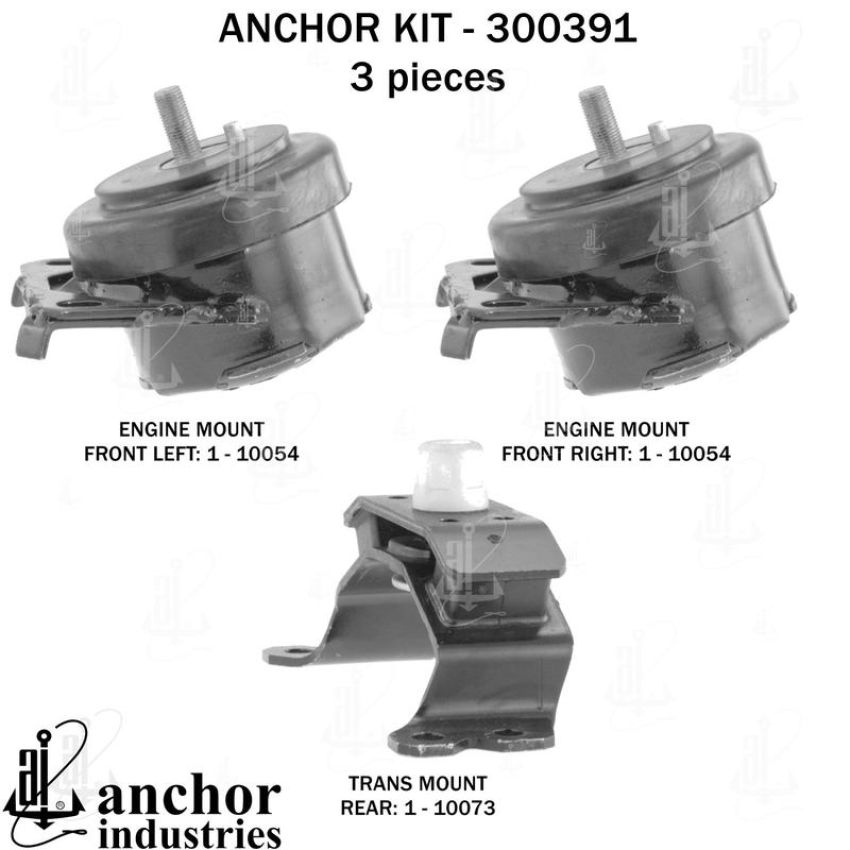 ANCHOR MOUNTS 300391 ENGINE MNT KIT