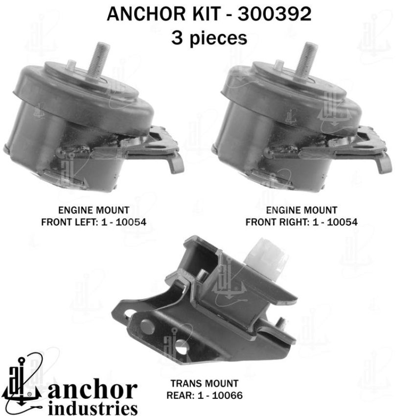 ANCHOR MOUNTS 300392 ENGINE MNT KIT