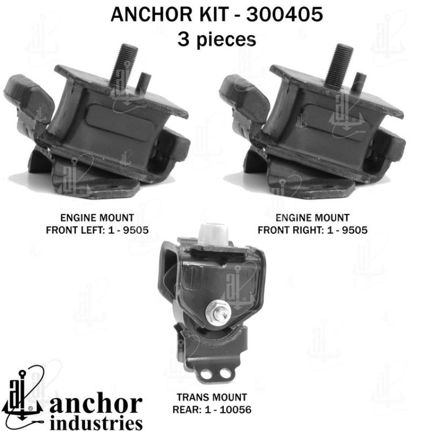 ANCHOR MOUNTS 300405 ENGINE MNT KIT