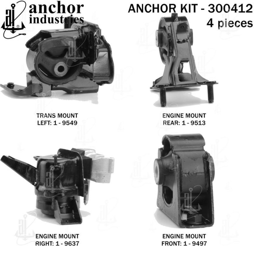 ANCHOR MOUNTS 300412 ENGINE MNT KIT