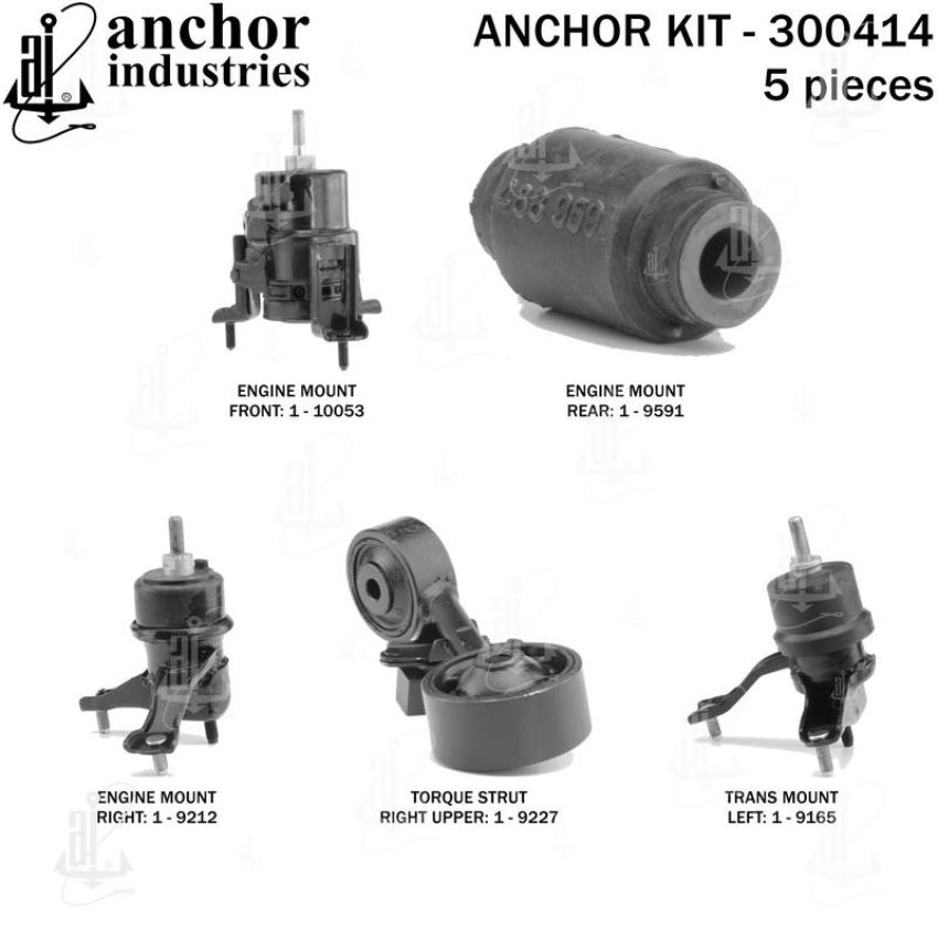 ANCHOR MOUNTS 300414 ENGINE MNT KIT