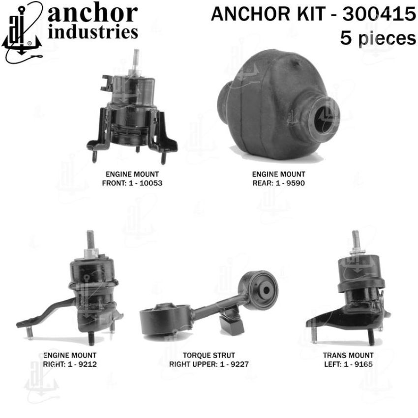 ANCHOR MOUNTS 300415 ENGINE MNT KIT