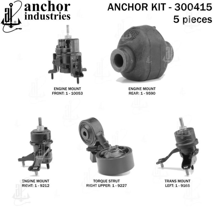 ANCHOR MOUNTS 300415 ENGINE MNT KIT