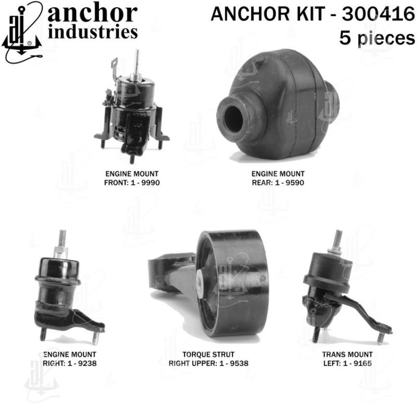 ANCHOR MOUNTS 300416 ENGINE MNT KIT