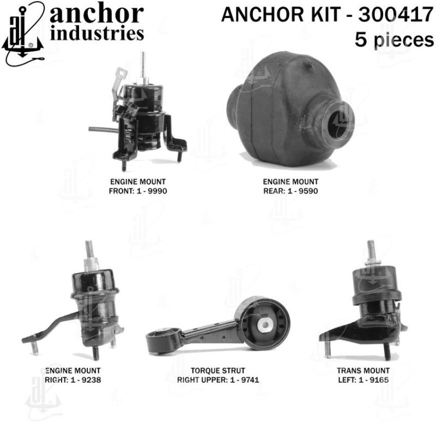 ANCHOR MOUNTS 300417 ENGINE MNT KIT