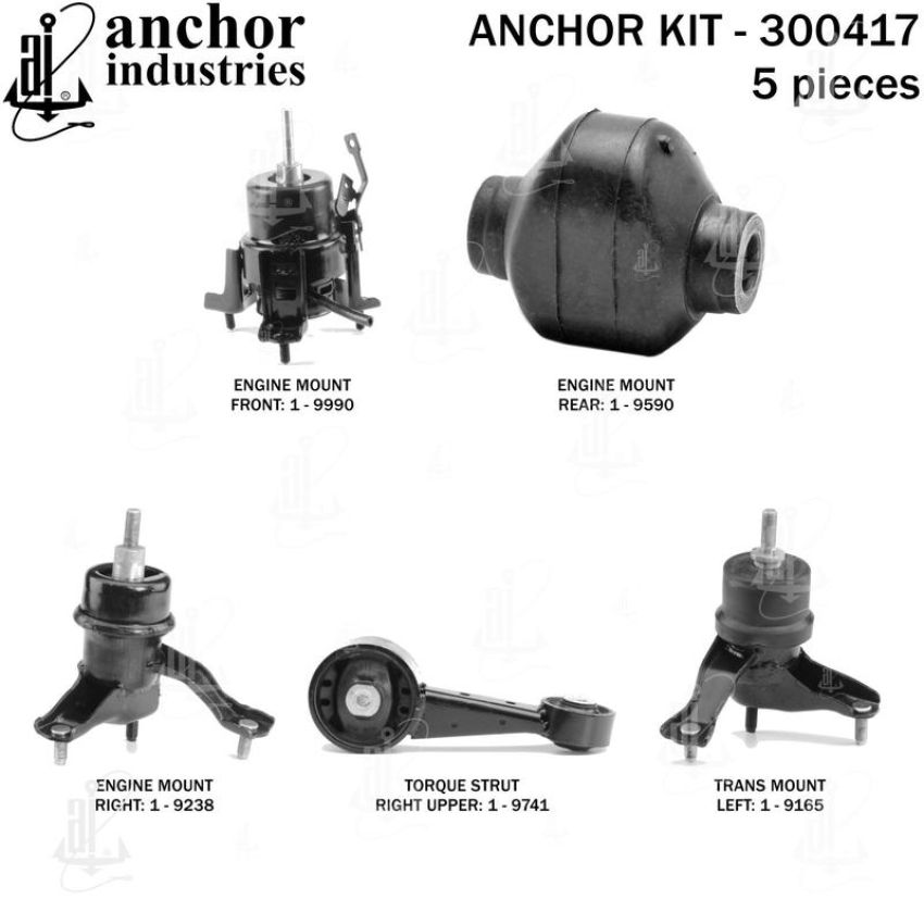 ANCHOR MOUNTS 300417 ENGINE MNT KIT