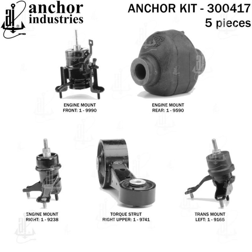 ANCHOR MOUNTS 300417 ENGINE MNT KIT