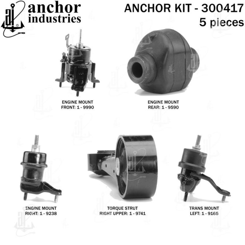 ANCHOR MOUNTS 300417 ENGINE MNT KIT