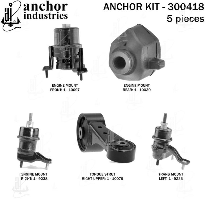 ANCHOR MOUNTS 300418 ENGINE MNT KIT
