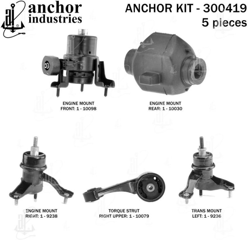 ANCHOR MOUNTS 300419 ENGINE MNT KIT