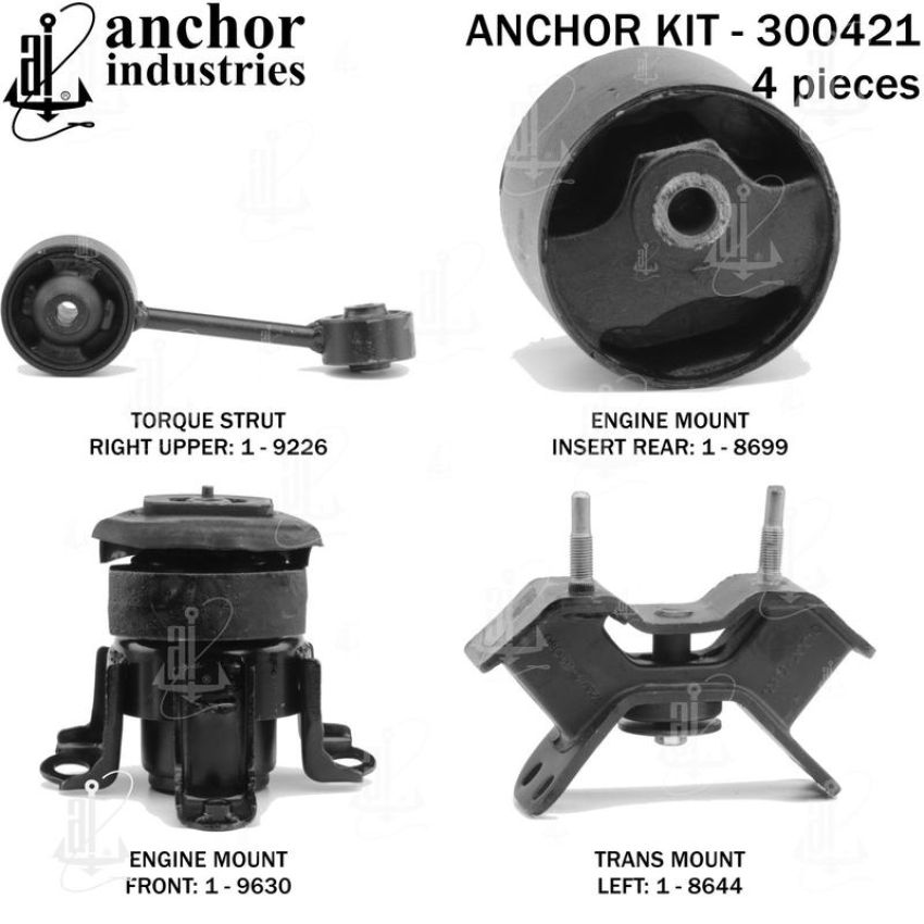 ANCHOR MOUNTS 300421 ENGINE MNT KIT