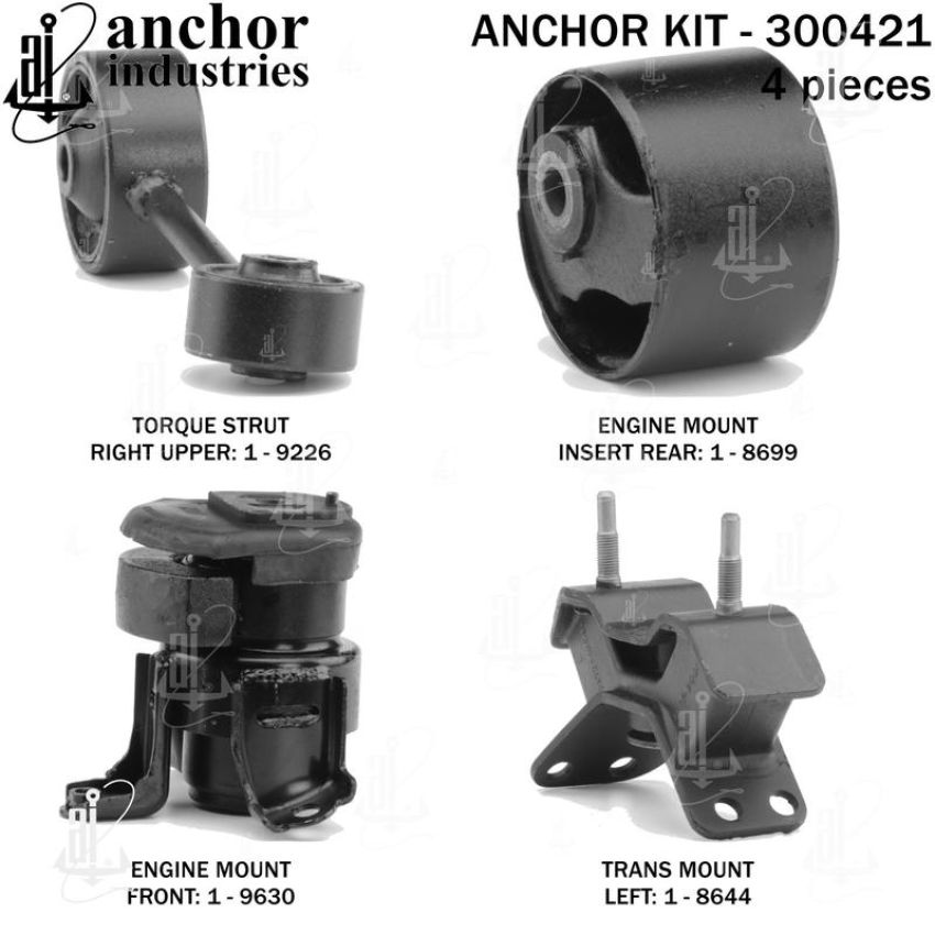 ANCHOR MOUNTS 300421 ENGINE MNT KIT