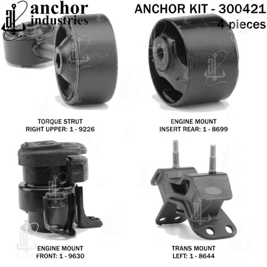 ANCHOR MOUNTS 300421 ENGINE MNT KIT