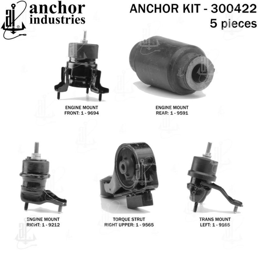 ANCHOR MOUNTS 300422 ENGINE MNT KIT