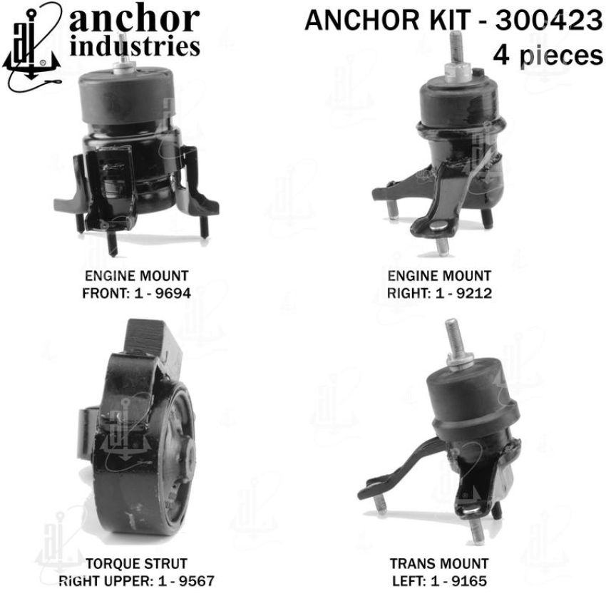 ANCHOR MOUNTS 300423 ENGINE MNT KIT