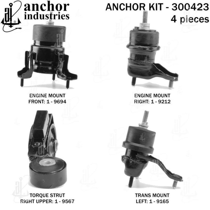 ANCHOR MOUNTS 300423 ENGINE MNT KIT