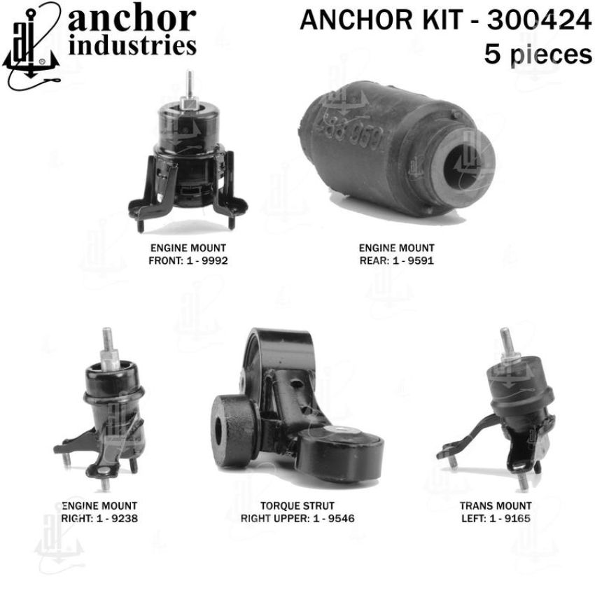ANCHOR MOUNTS 300424 ENGINE MNT KIT
