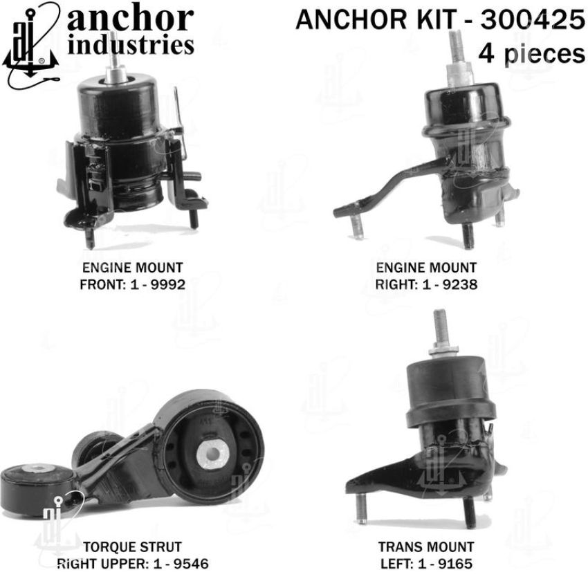 ANCHOR MOUNTS 300425 ENGINE MNT KIT