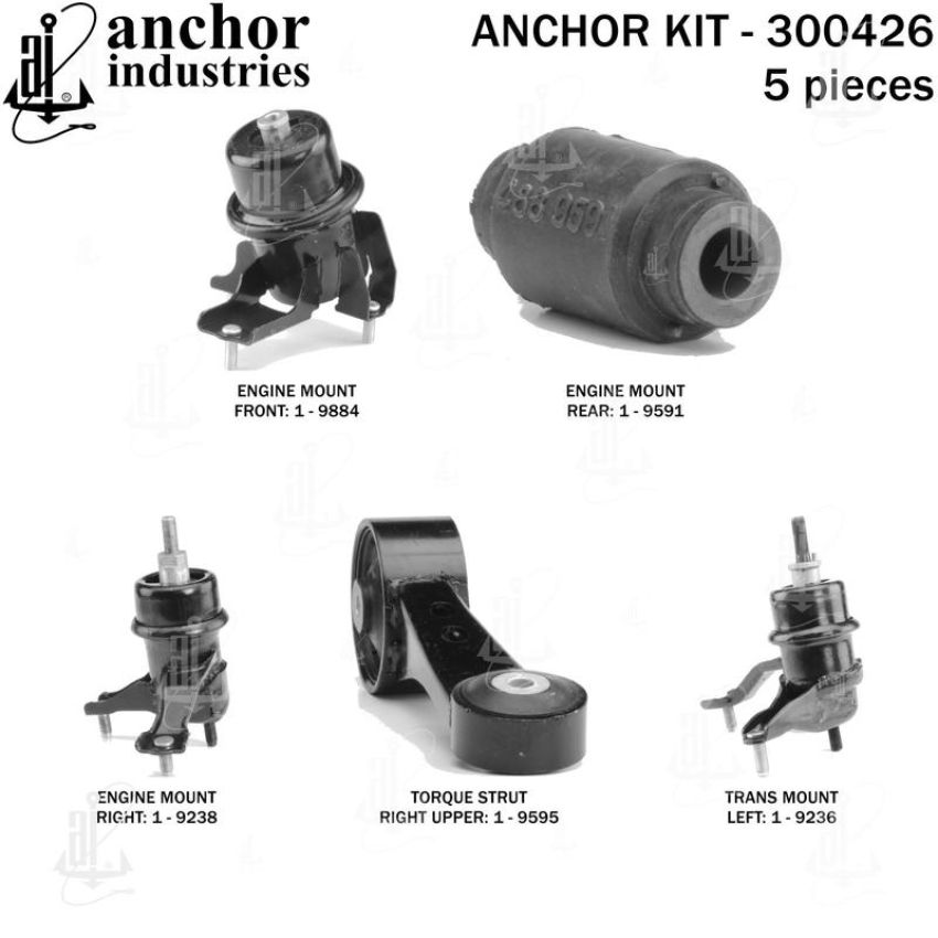 ANCHOR MOUNTS 300426 ENGINE MNT KIT
