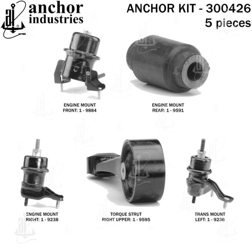 ANCHOR MOUNTS 300426 ENGINE MNT KIT
