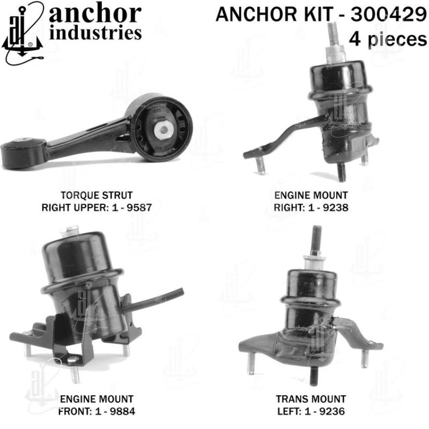 ANCHOR MOUNTS 300429 ENGINE MNT KIT