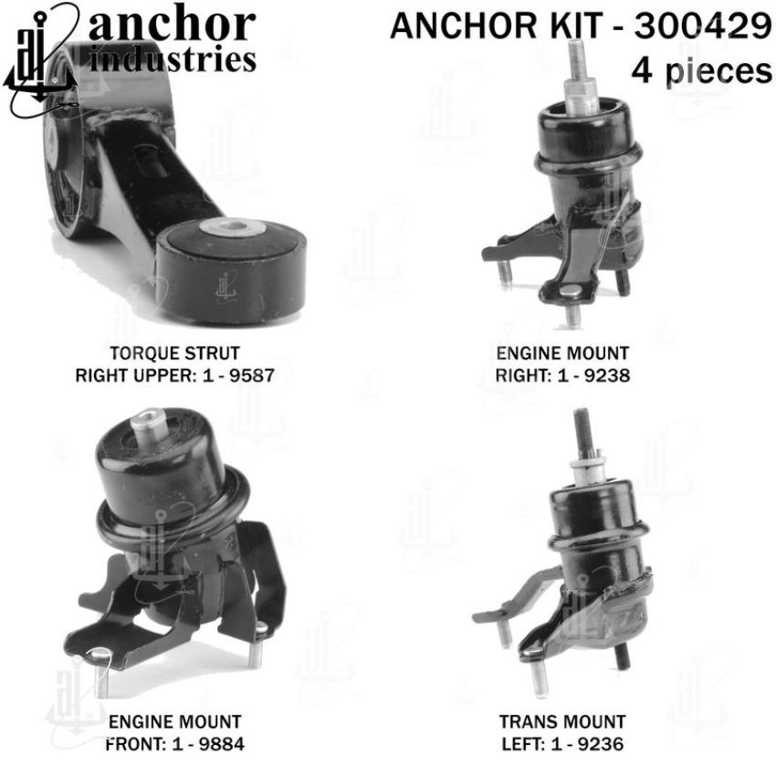 ANCHOR MOUNTS 300429 ENGINE MNT KIT