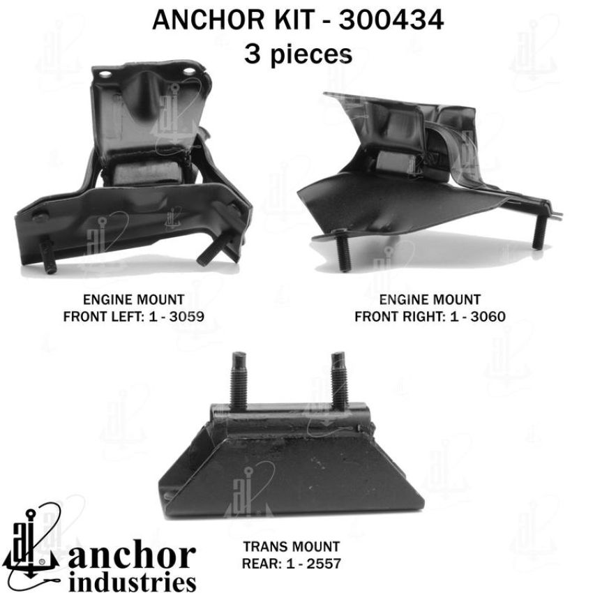 ANCHOR MOUNTS 300434 ENGINE MNT KIT