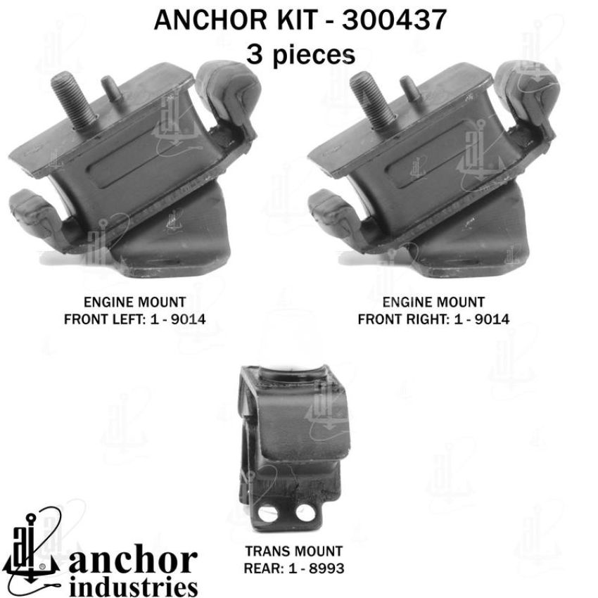 ANCHOR MOUNTS 300437 ENGINE MNT KIT