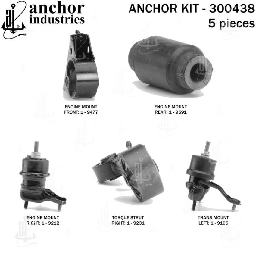 ANCHOR MOUNTS 300438 ENGINE MNT KIT