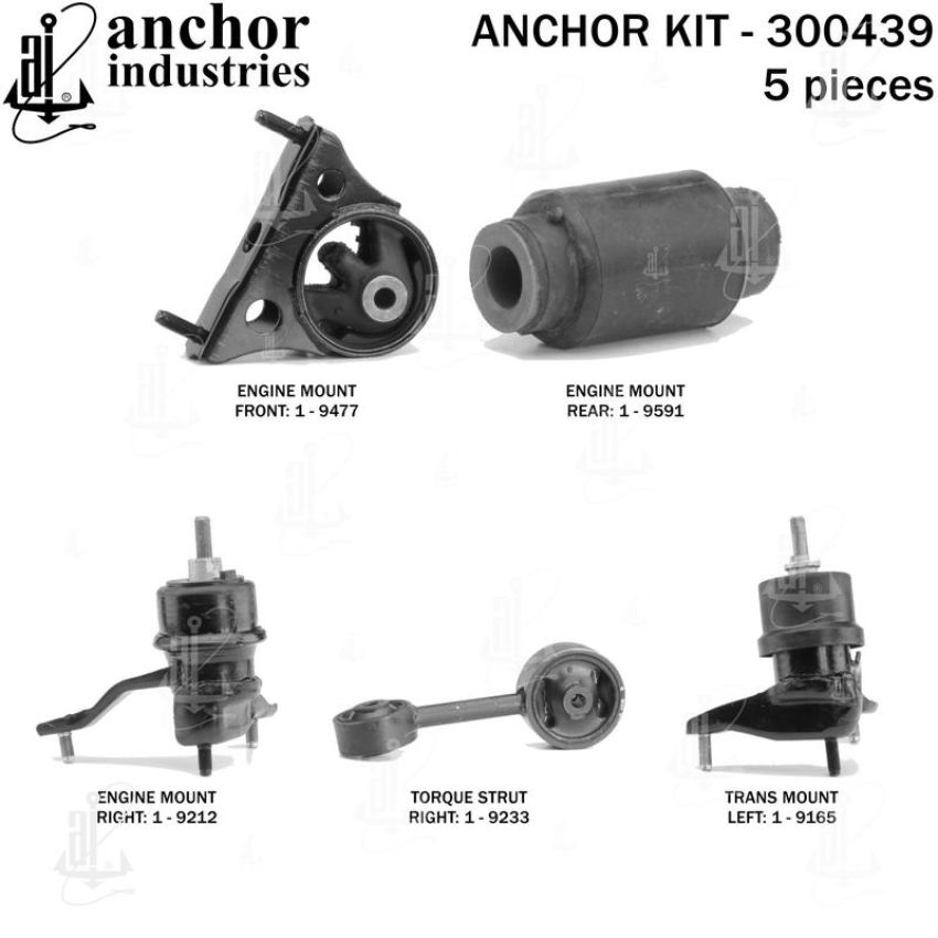 ANCHOR MOUNTS 300439 ENGINE MNT KIT
