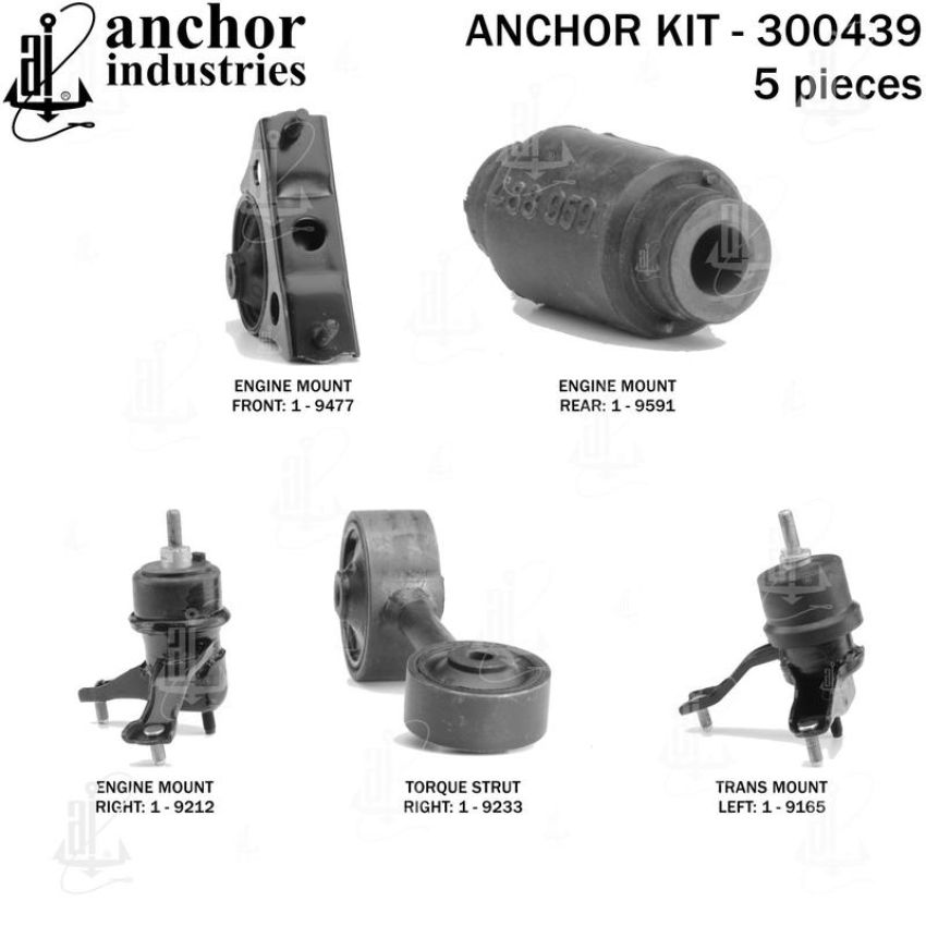 ANCHOR MOUNTS 300439 ENGINE MNT KIT