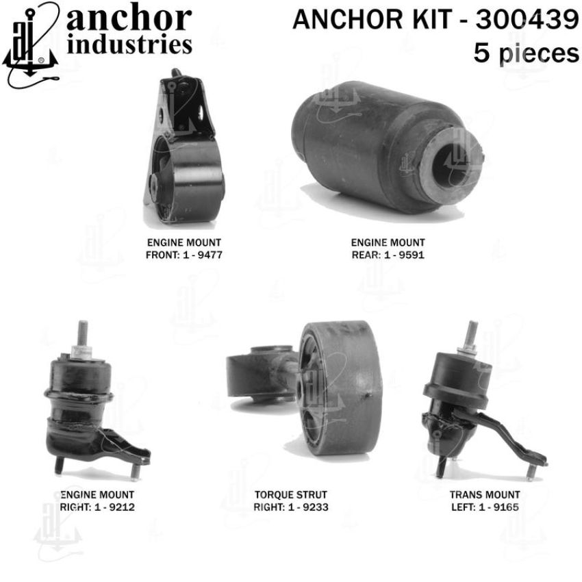ANCHOR MOUNTS 300439 ENGINE MNT KIT