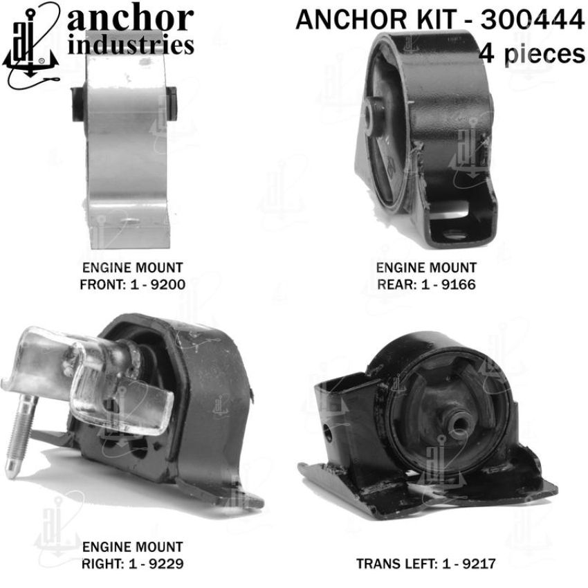 ANCHOR MOUNTS 300444 ENGINE MNT KIT