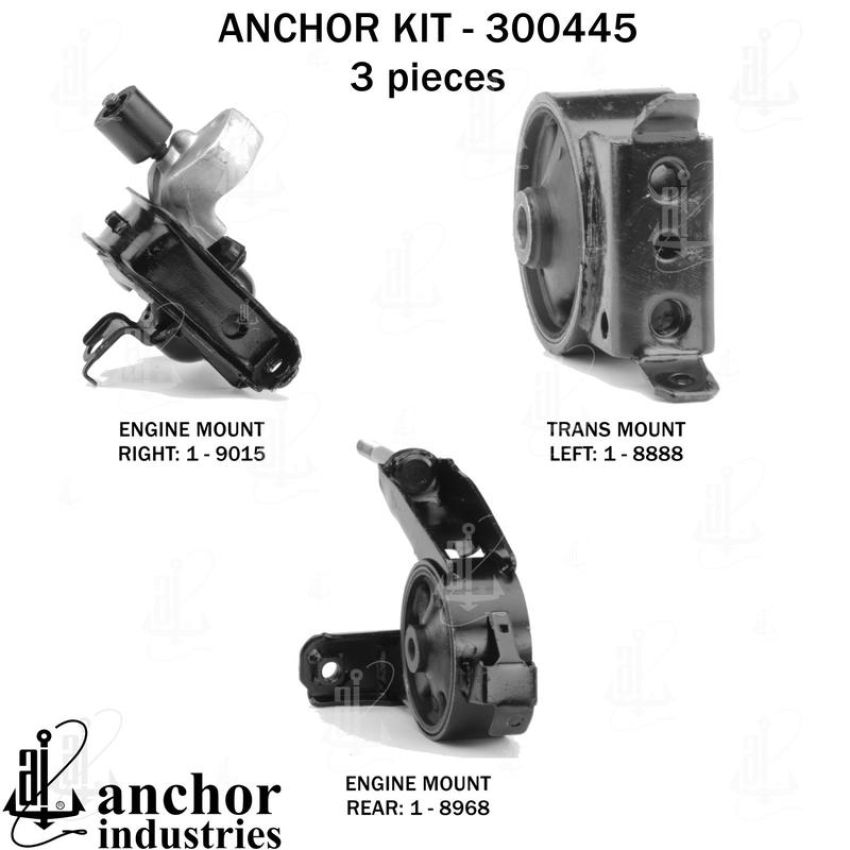 ANCHOR MOUNTS 300445 ENGINE MNT KIT