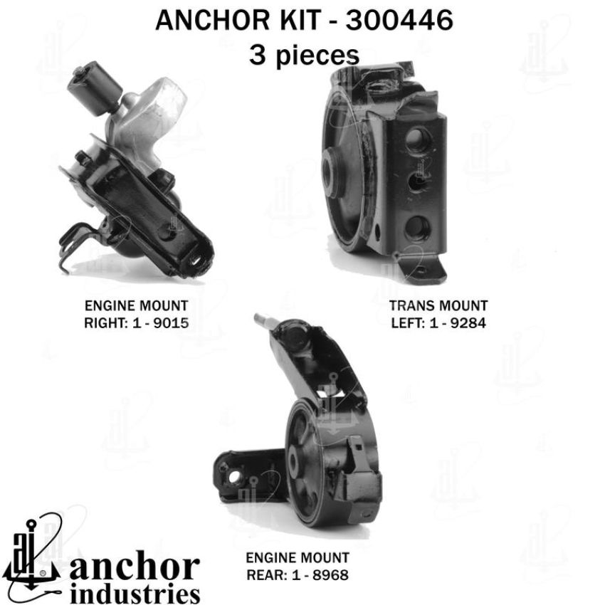 ANCHOR MOUNTS 300446 ENGINE MNT KIT