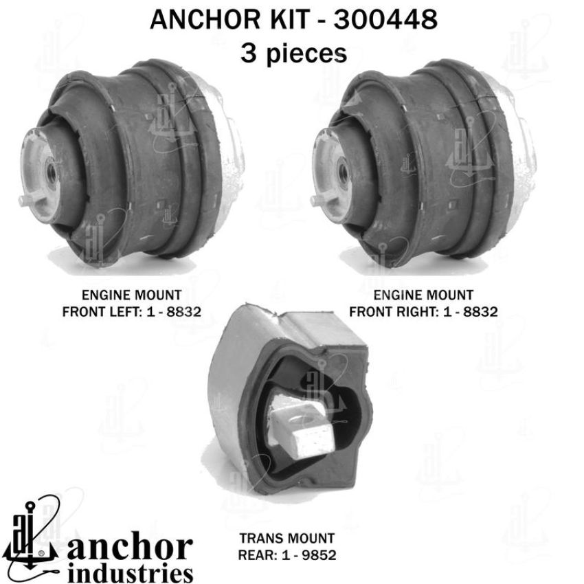 ANCHOR MOUNTS 300448 ENGINE MNT KIT
