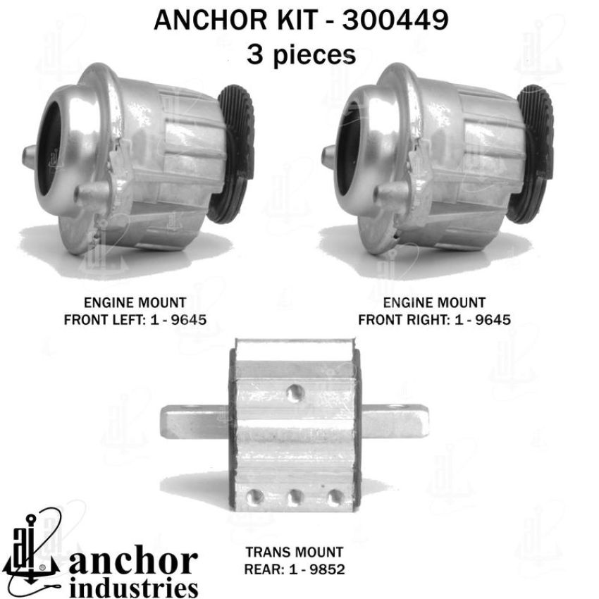 ANCHOR MOUNTS 300449 ENGINE MNT KIT