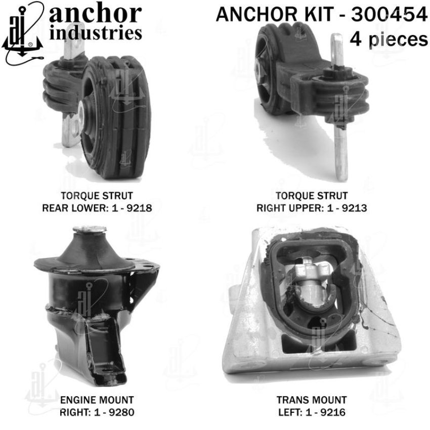 ANCHOR MOUNTS 300454 ENGINE MNT KIT