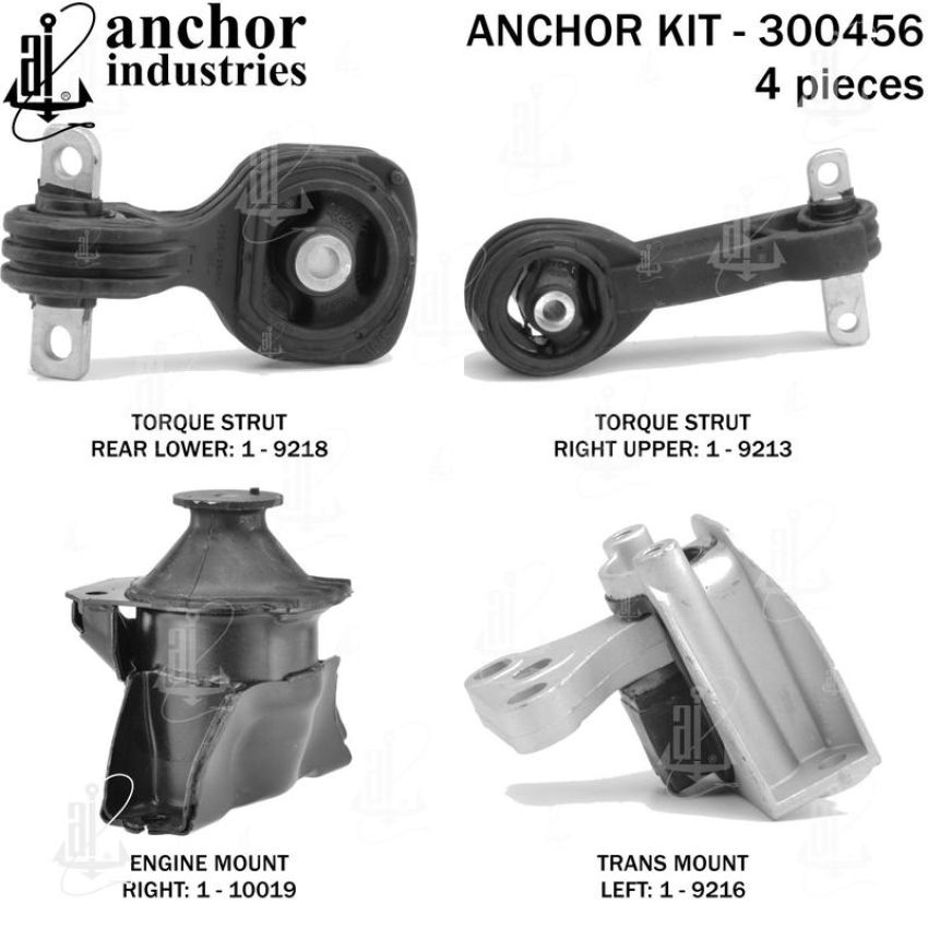 ANCHOR MOUNTS 300456 ENGINE MNT KIT