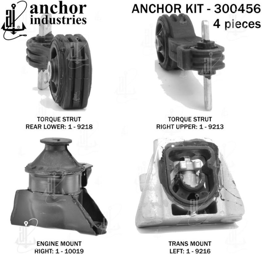 ANCHOR MOUNTS 300456 ENGINE MNT KIT